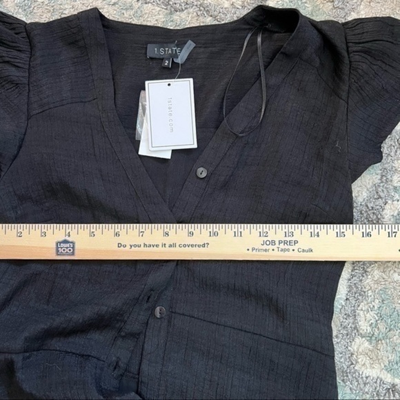 1. State Womens Asymmetrical Ruffle Fit & Flare Dress size 2 - Picture 9 of 11